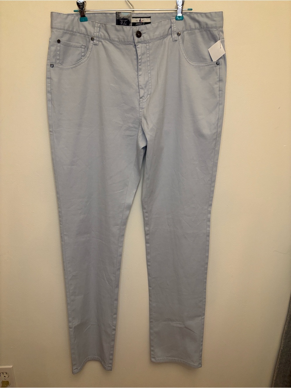 Johnnie-O Atlas Stretch 5-Pocket Pants – Shale – 36 x 34 – NWT